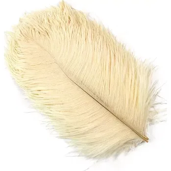 LAMAfly pštrosí peří Cream (30-35cm)