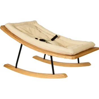 Quax dřevěné houpací lehátko béžové