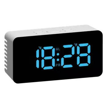 Budík JVD Digitální budík do sítě s modrými LED svítícími čísly JVD SB3658.5 ( )