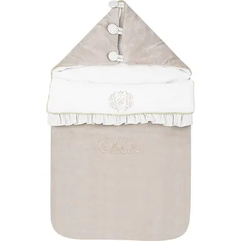 Zavinovačka Caramella personalizovaná peřinka béžová