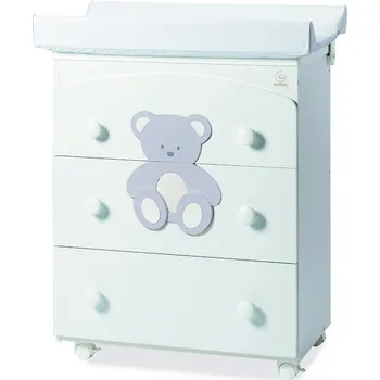 přebalovací pult a komoda Italbaby přebalovací pult s vaničkou Peluche šedý