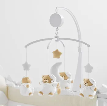 Kolotoč nad postýlku Hraci kolotoč nad postýlku Nanán Tato bílý