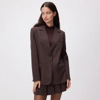 Dámské sako Reserved - Sako dvouřadé - tmavě hnědá - 517GG-89M - 517GG-89M-XL