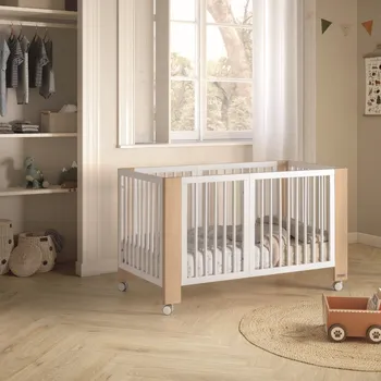 Dětská postýlka Micuna postýlka 12v1 Converbaby bílo pŕírodní