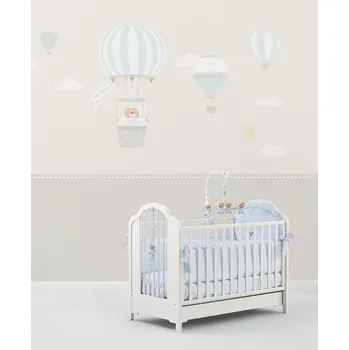 Tapeta Nanán Tato tapeta do dětského pokoje balón modrá