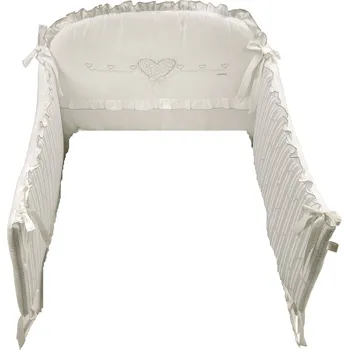 Příslušenství pro dětskou postel a kolébku Italbaby Love mantinel do postýlky Barva: Bílá