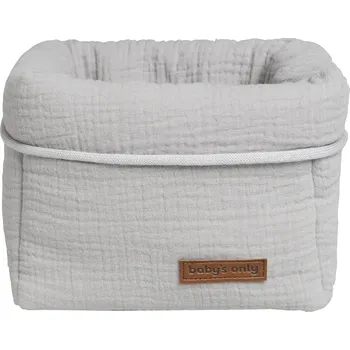 Úložný box Baby's only bavlněný odkládací košík Breeze šedý