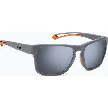 Sluneční brýle Pánské sluneční brýle Polaroid PLD 7052/S matte grey/silver mirror polarized high contrast