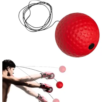 Boxovací trenažér inSPORTline Reflexní boxovací míček na hlavu Respell Heavy 84g