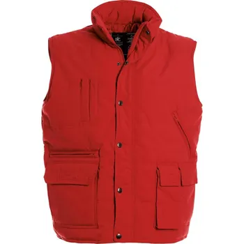 pracovní vesta B&C Vesta Bodywarmer Explorer COT01088000413-red 3XL Červená