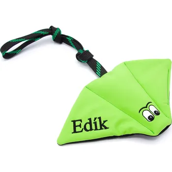 Hračka pro psa Odolná hračka pro psa se jménem – softshellový rejnok Horní barva: šedá, Barva bříška: oranžová