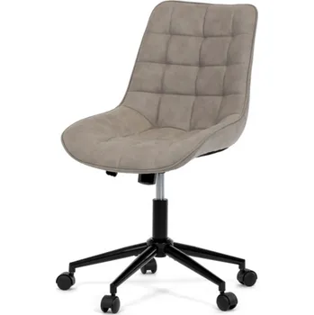 Židle kancelářská béžová broušená kůže Autronic KA-V3120 LAN3