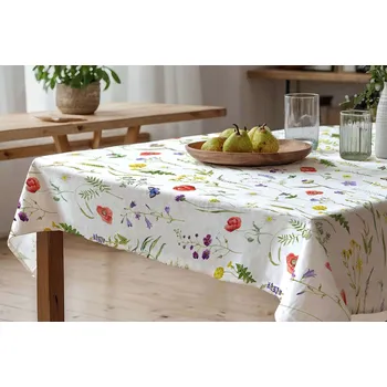 Bytový textil DARRÉ Bavlněný ubrus Letní louka Velikost: 140 x 200