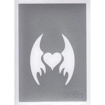 Odstranitelné tetování Šablona pro třpytivé tetování B121
