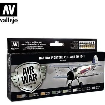 Vallejo - Model Air Set 71149 Day Fighters Pre-War To 1941 8x17 ml.