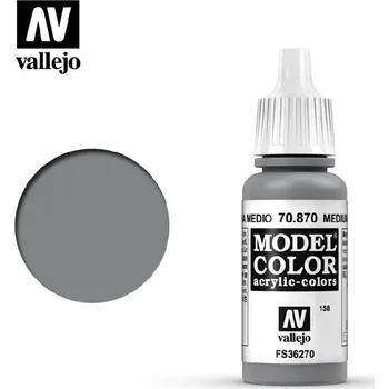 Modelářská barva Vallejo - Model Color 158 Medium Sea Grey 17 ml. 70870