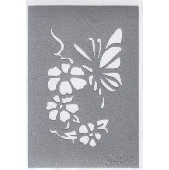 Odstranitelné tetování Šablona pro třpytivé tetování B022