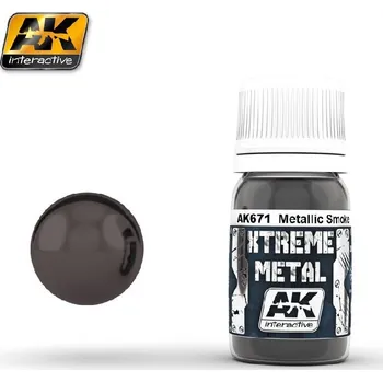 AK Interactive - Xtreme Metal - Smoke Metallic 30ml.