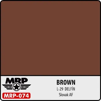 Modelářská barva MR.Paint 074 Brown L-29 Delfín 30ml