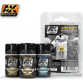 AK Interactive - Aircraft Engine Weathering Set