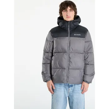 Bunda Columbia Puffect™ II Hooded Jacket City Grey/ Black S