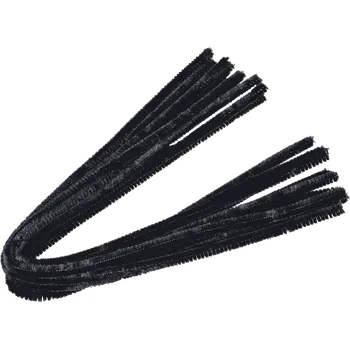 Hobby drát Žinylkový drát 50cm x 8mm, 10ks černý