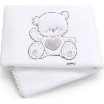 Dětská deka Italbaby fleecová deka do kočárku Jolie 65x80cm Barva: Béžová