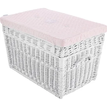 Polštář Caramella Baby Pink polštář na sezení na proutěný košík