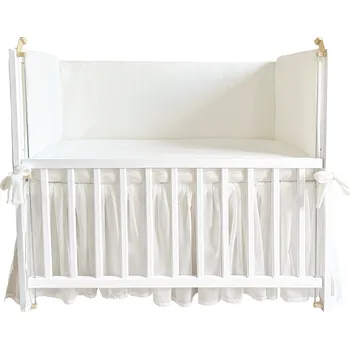 Dětská postýlka Mini postýlka s textiliemi Caramella slonová kost