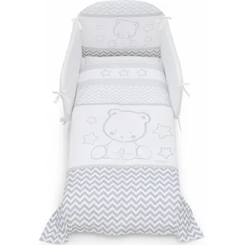 Konferenční stolek Italbaby Pop Star mantinel s ložním prádlem šedý