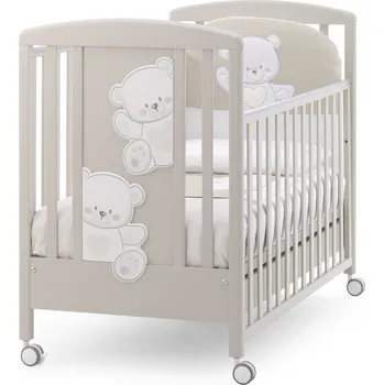 Dětská postýlka Dětská postýlka Italbaby Baby Jolie – Spouštěcí bok, choco