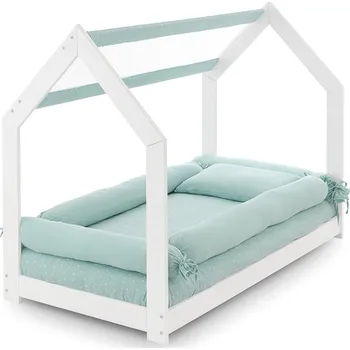 Obklad Italbaby Muslin set 2 válcových mantinelů mentolový