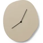 Nástěnné hodiny MELT 33 cm, kašmírová, MDF, ferm LIVING - doprava zdarma od 2999 Kč