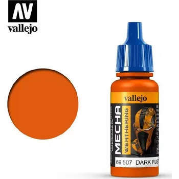 Modelářská barva Vallejo - Mecha Color 69507 Dark Rust Wash 17 ml.
