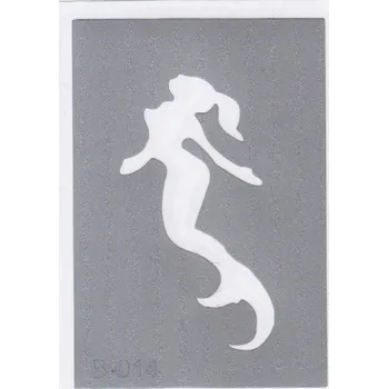 Odstranitelné tetování Šablona pro třpytivé tetování B014