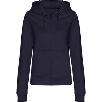 Dámská mikina Just Hoods Dámská mikina na zip JH050F New French Navy M