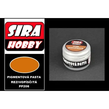 Speciální výtvarná barva Síra hobby - Pigmentová pasta - Rezivopísčitá
