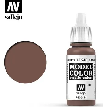 Modelářská barva Vallejo - Model Color 138 Saddle Brown 17 ml. 70940