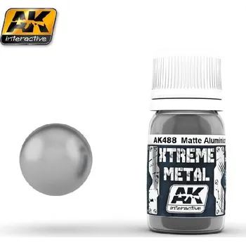AK Interactive - Xterme Metal Matte Aluminium 30ml.