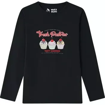 Dívčí tričko Dětské tričko WOLF S2543A černé vel.152