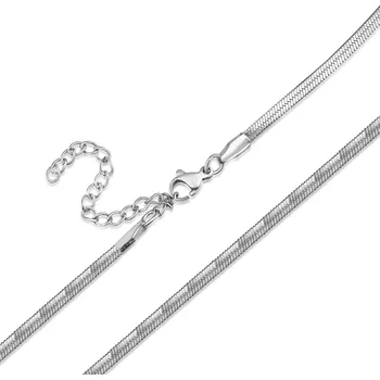 Řetízek Meucci Nastavitelný plochý řetízek SNAKE