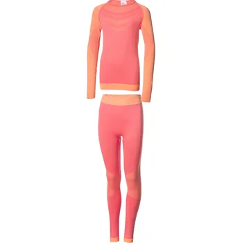 Dívčí spodní prádlo CRIVIT Dívčí funkční bezešvé spodní prádlo, 2dílná souprava (korálová, 134/140)