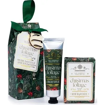 Kosmetická sada Somerset Toiletry Dárková sada péče o ruce CHRISTMAS FOLIAGE, 2dílná