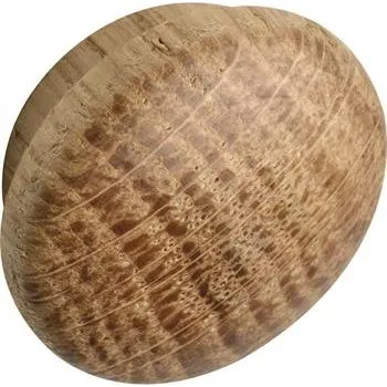 Nábytkové kování Dřevěná krytka o 19 mm, čep o 15 mm, délka čepu 4 mm, dub bez povrchové úpravy