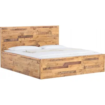 Postel Postel z masivu 180x200 Rangun borovice (Dřevěná postel 180x200)