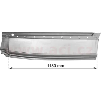 zadní část lemu zadního blatníku (rozvor 4325mm, 1kolo) délka 1180mm P