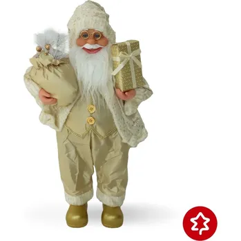 Vánoce Santa Claus Gold 45 cm vánoční stromek 45 cm zelená