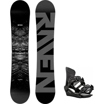 Snowboarding Snowboard komplet Raven Mystic + vázání King black Velikost: 170W cm, Velikost vázání: L