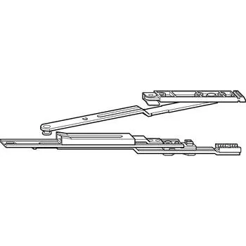 Příslušenství k oknu ROTO NT/NX dvojité nůžky Standard D=200 mm stříbrné (255237)