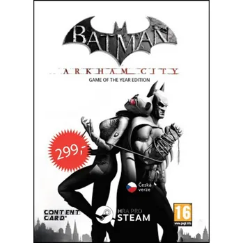 DVD film Batman - Arkham City - PC Batman - Herní svět